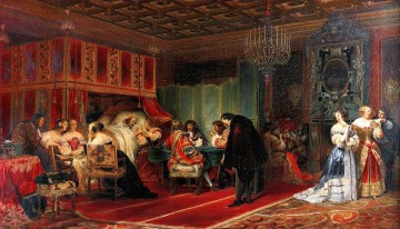 マザラン枢機卿死去 1830 年等身大史 イポリット・ドラローシュ Oil Paintings